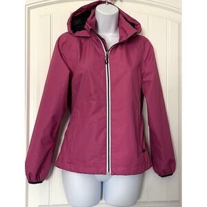 Killtec Womens US 12 Pink Lightweight Jacket Windproof Water Resistant Packable